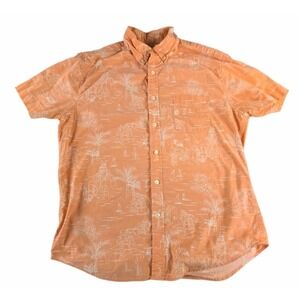 Mens Sonoma Good For Life Shirt Medium Orange Color Short Sleeve Casual Top used